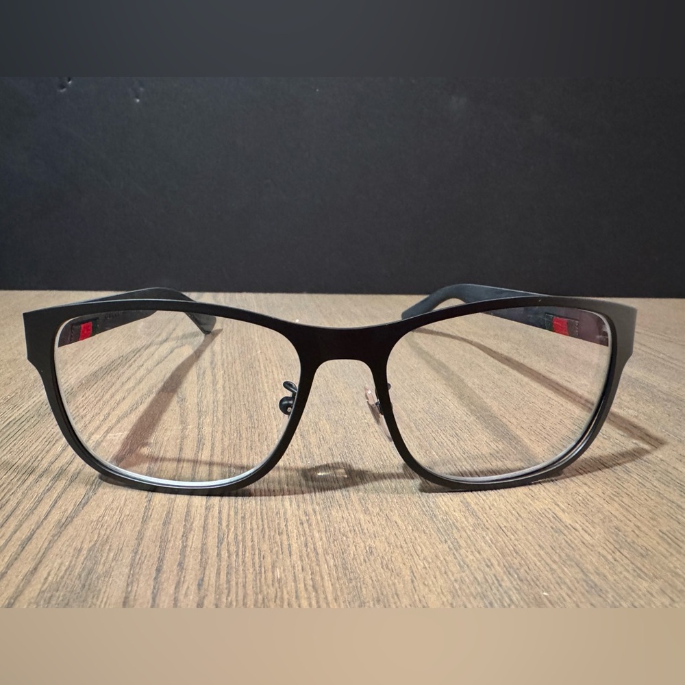 Gucci Men Urban GG00130 Black Prescription Eyeglasses with Case and Cloth. - Picture 5 of 16